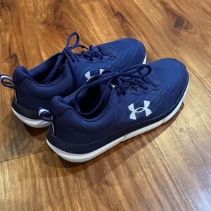Under Armour Blue/purple Sneakers with White Logo